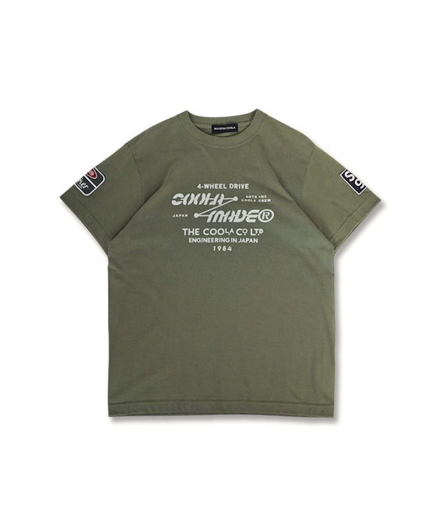 COOLAドライブプリントベーシックTシャツ (KHAKI)　CQ-49002