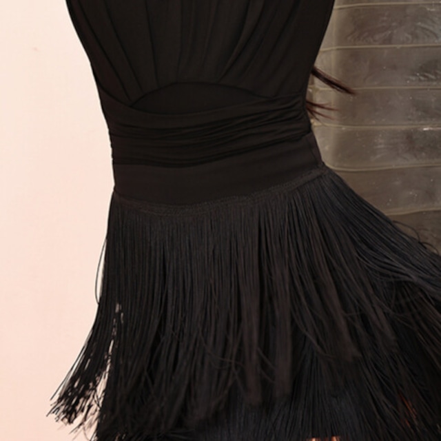 フリンジ ミニ タイト ラテンスカート ds1142