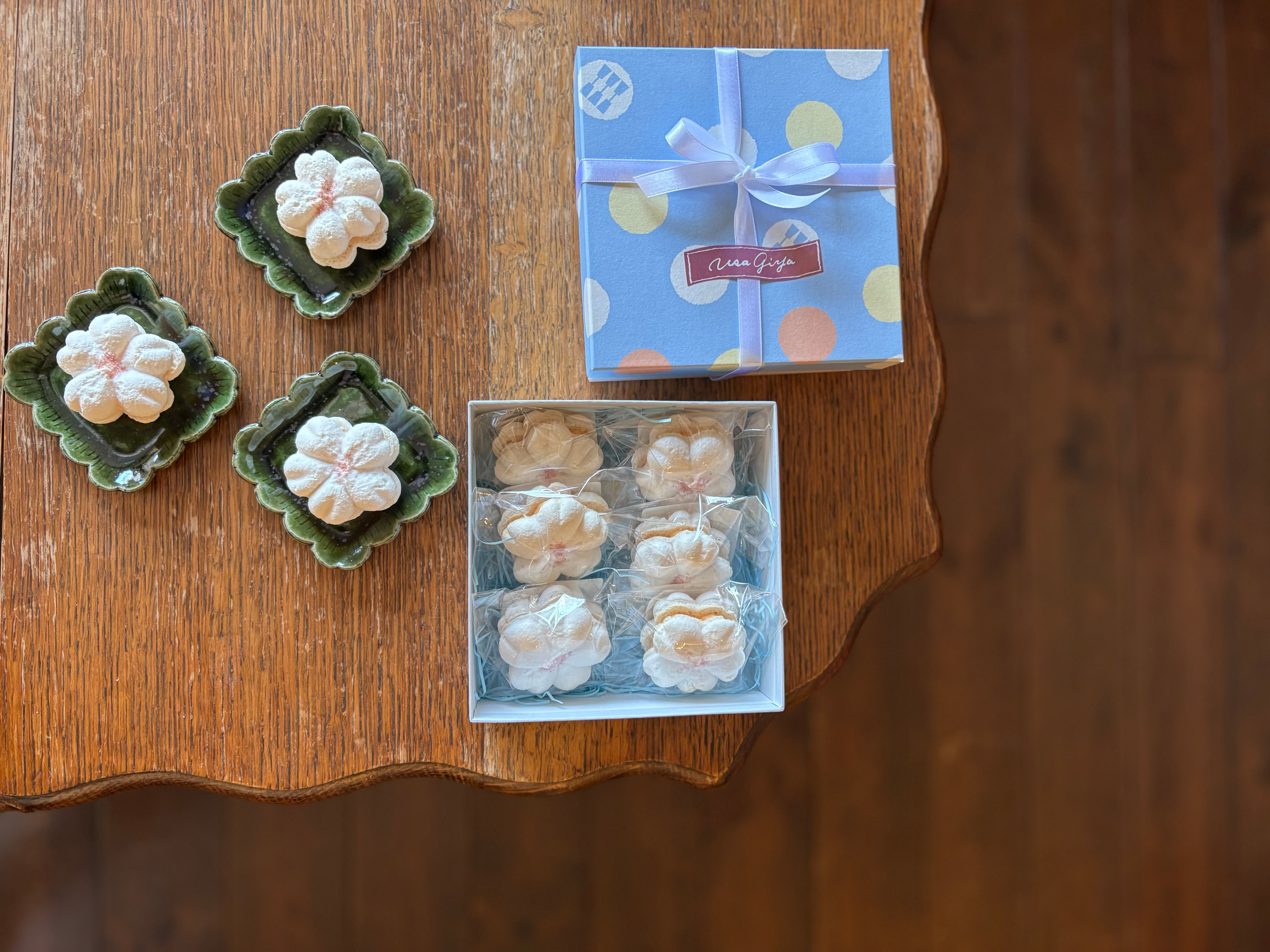 桜マカロン　6ヶ入　　3月11日(水)から順次発送　着日指定はできません