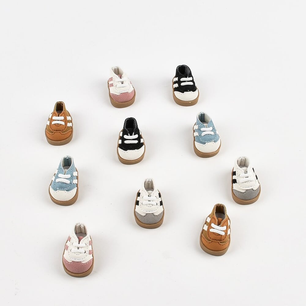 【V1/V2/V3 The monstes対応】17cm ラブブ専用 ミニスニーカー 多色展開 キャンバス地 おしゃれ ぬいぐるみシューズ 可愛い プレゼントにも