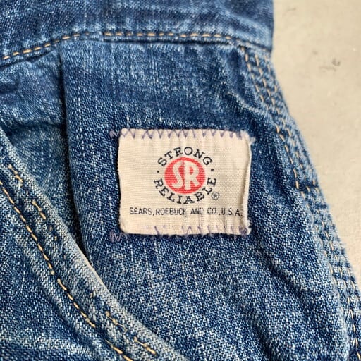 60's STRONG RELIABLE ストロングリライアブル デニムペインターパンツ