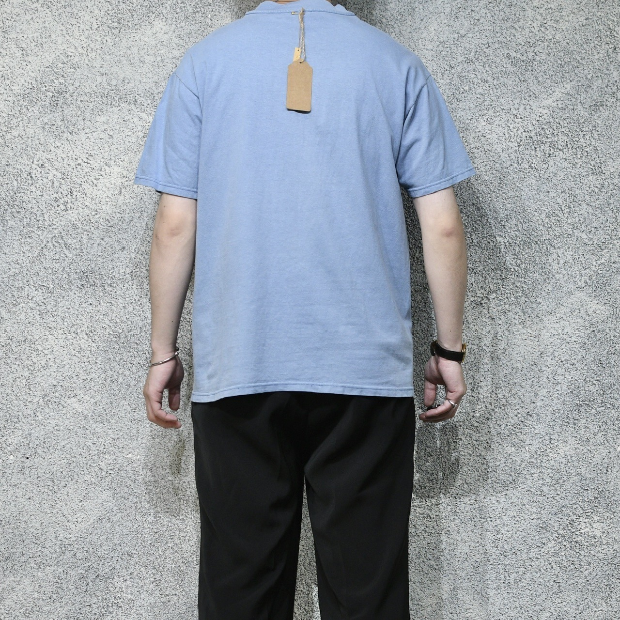 90's red head animal embroidery print tee