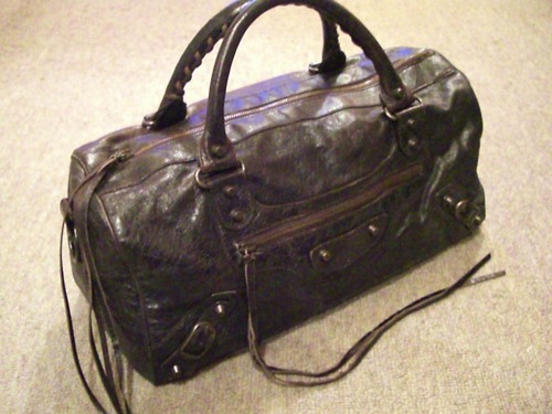 ◆BALENCIAGA バレンシアガ バッグ ザ・ツィギー 茶◆