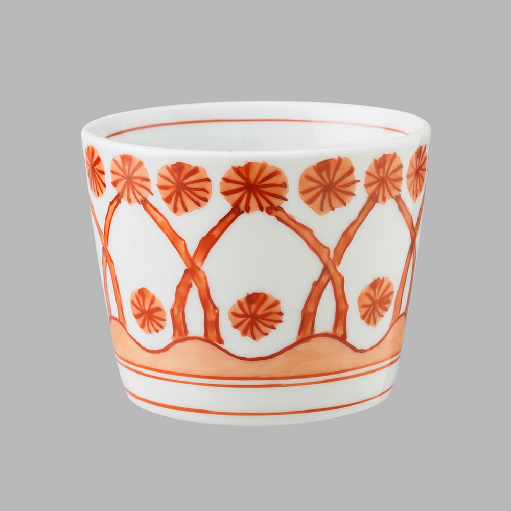 赤絵松並木文(小)