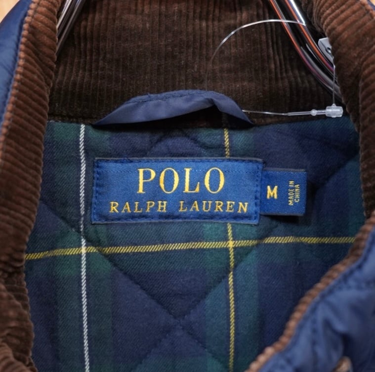 ralphlauren キルティング ベスト M/ラルフローレン | 古着屋youth vintage