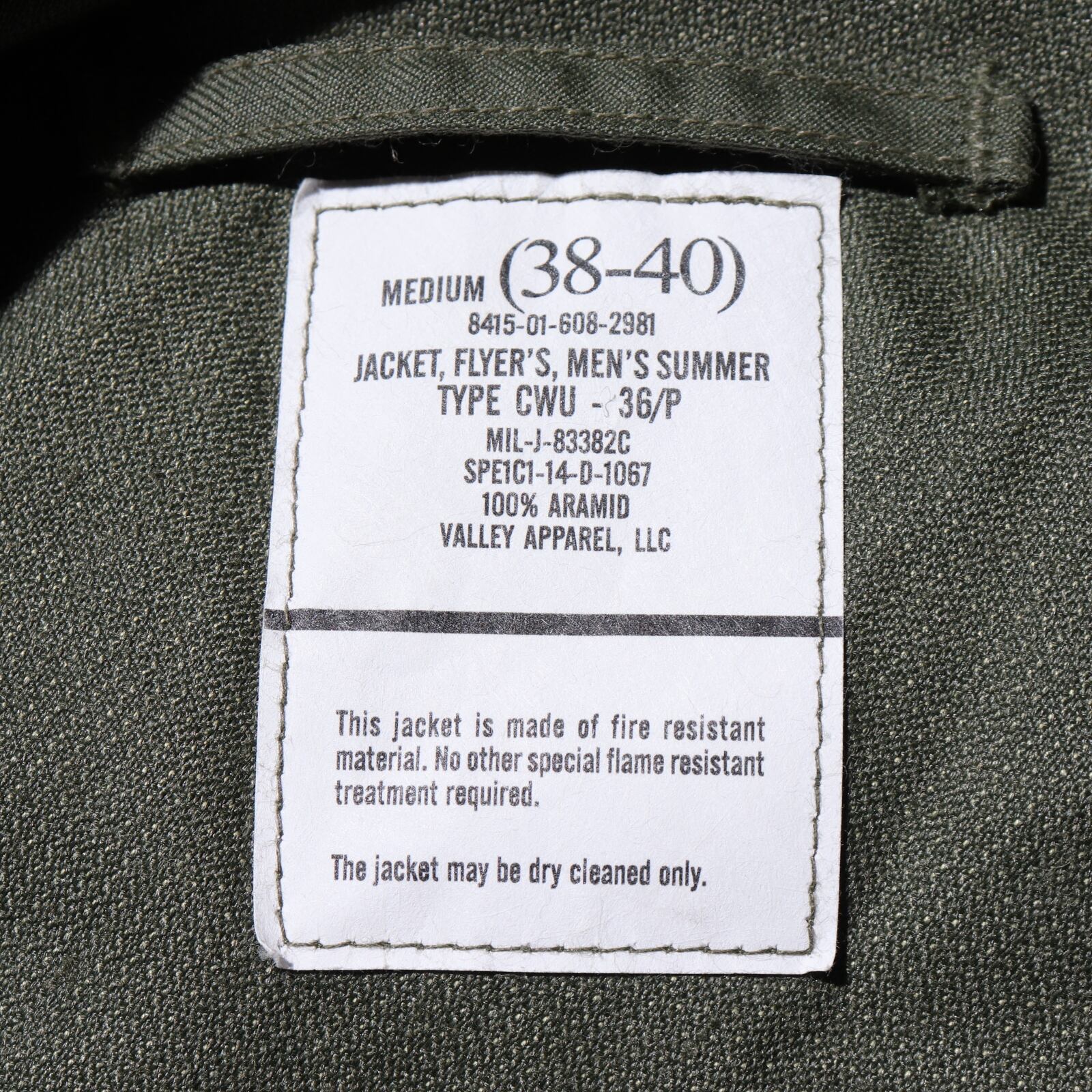 美品 CWU-36/P M 14年 米軍実物 フライトジャケット トップガン | ENCOUNT