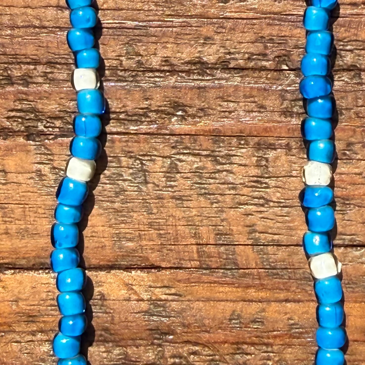 T'N'T ORIGINALS “Beads Necklace” アンティークビーズ ホワイトハーツ