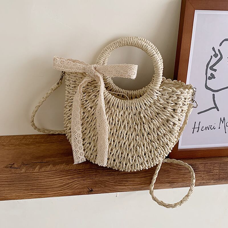 夏のスモールバッグ2020人気の新しい流行のファッションワイルドインストローメッセンジャーバッグネットレッドレディースハンドバッグ 手作りハンドバック25748824064