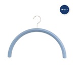 チャナカンパニー Balmy Hanger（バルミーハンガー） 服を傷めない まろやかハンガー 5本セット TP-ECM03-38-5ST ブルー [CV-62364-3]