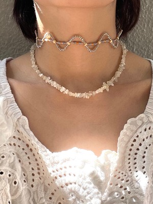 nami nami bees choker -marble-