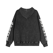 VINTAGE ストリート パッチワーク ジップパーカー T2335