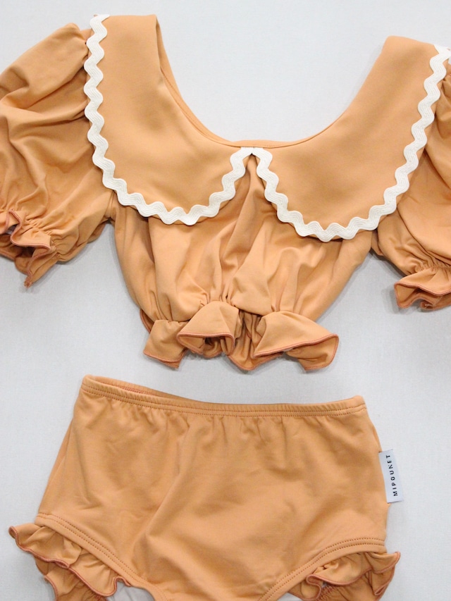 MIPOUNET  CATALINA COLLARED SWIMSUIT  PEACH