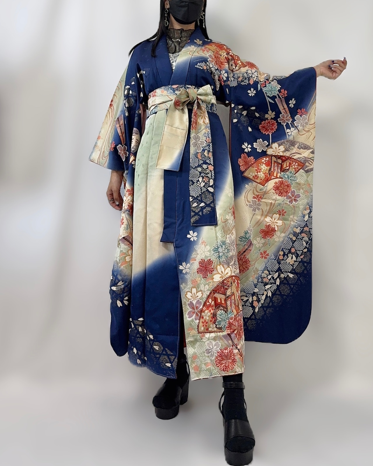 Furisode coat 473