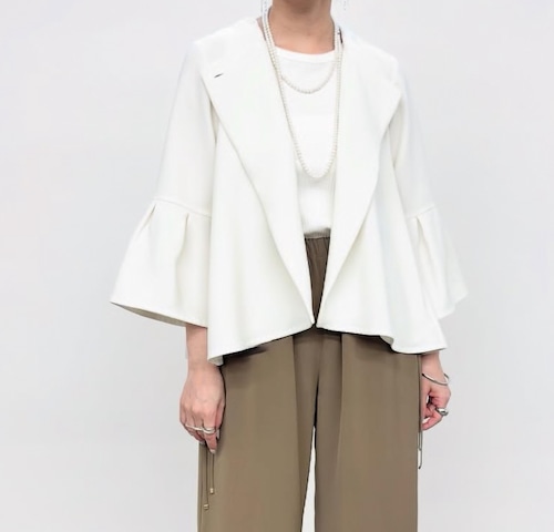 NUS ダブルクロス　ベルスリーブジャケット　612-34001