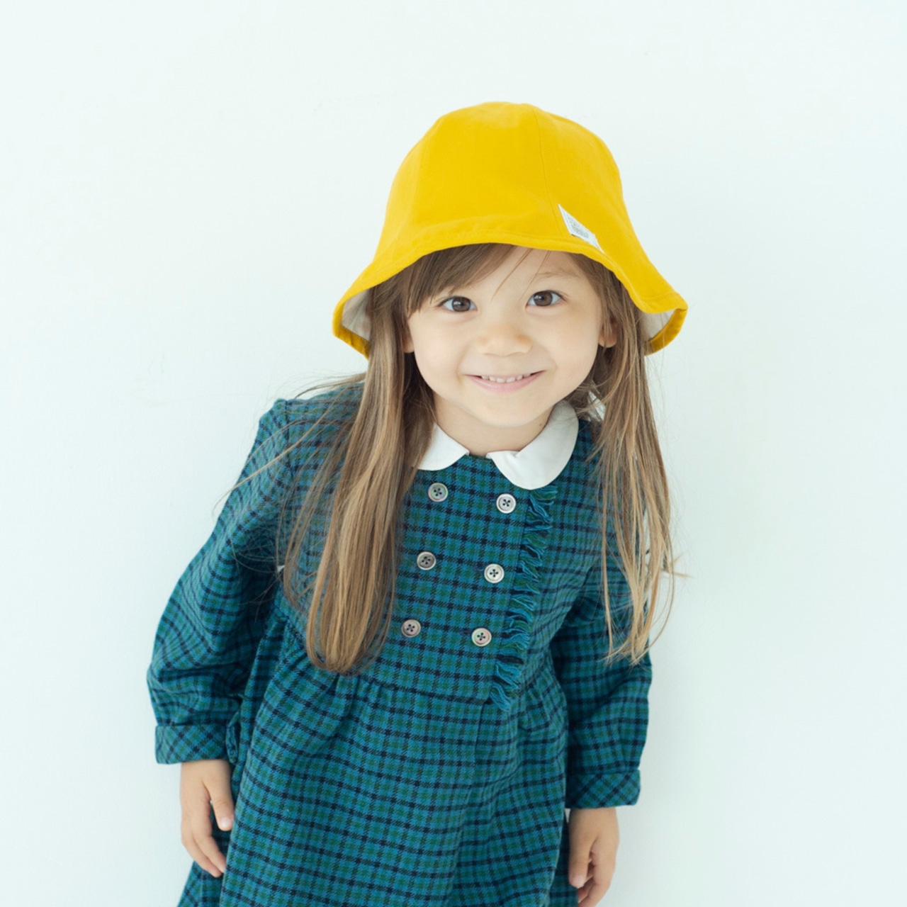 チューリップハット【イエロー】48cm 全10色 推奨年齢1歳〜5歳