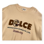 DOLCE ドルチェ BIGロゴ ウールニットセーター サイズ 52 /クリーム系/メンズ/ワールド/日本製