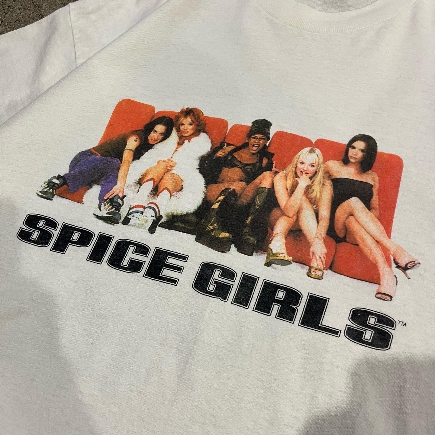 98年 SPICE GIRLS (SPECIALWORLD TOUR) Tシャツ L ブラック ビンテージ 