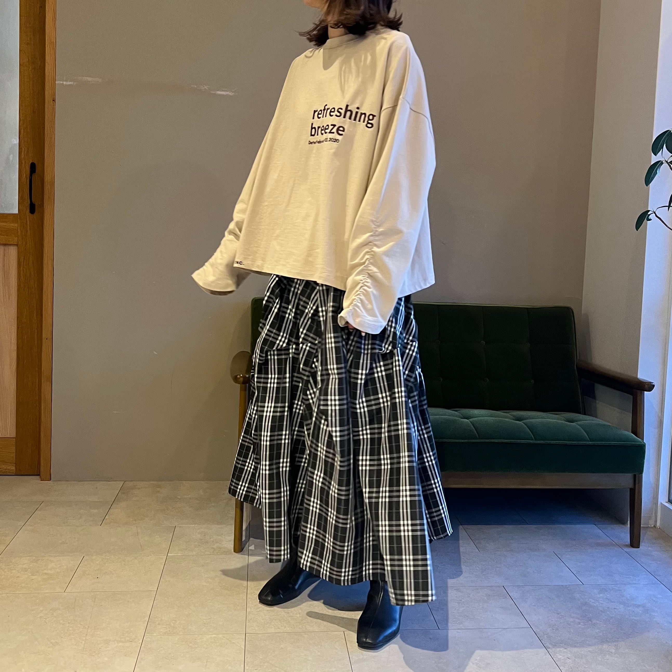 CYNICAL 】チェックタフタスカート | valance 福井｜レディース