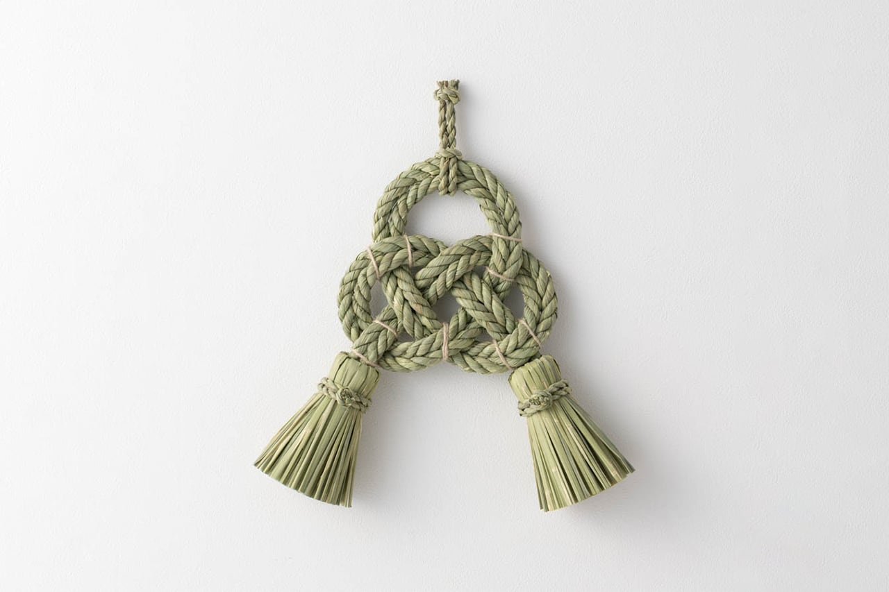 わら細工たくぼ「祝結び(家内安全)」2025年12月お届け