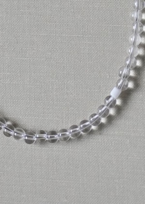 天然石クリスタルネックレス4mm