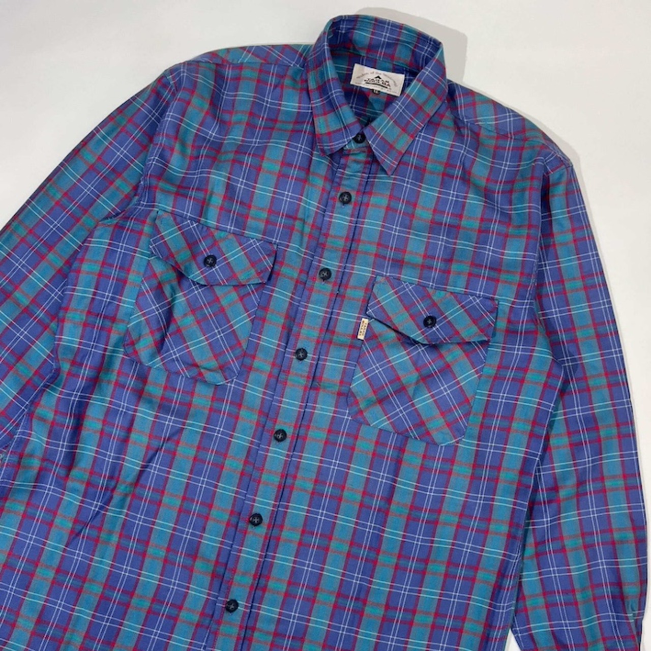 90s TARAS BOULBA タラスブルバ チェック 長袖 ネルシャツ LL/マルチ メンズ