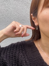 チェーンループピアス