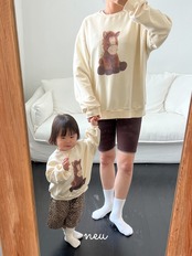 韓国子供服 / 26Autumn / 〖取寄〗neu / ノ二MTM / 親子オソロ *アダルト*