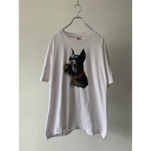 -Miniature Schnauzer- dog print T-shirt