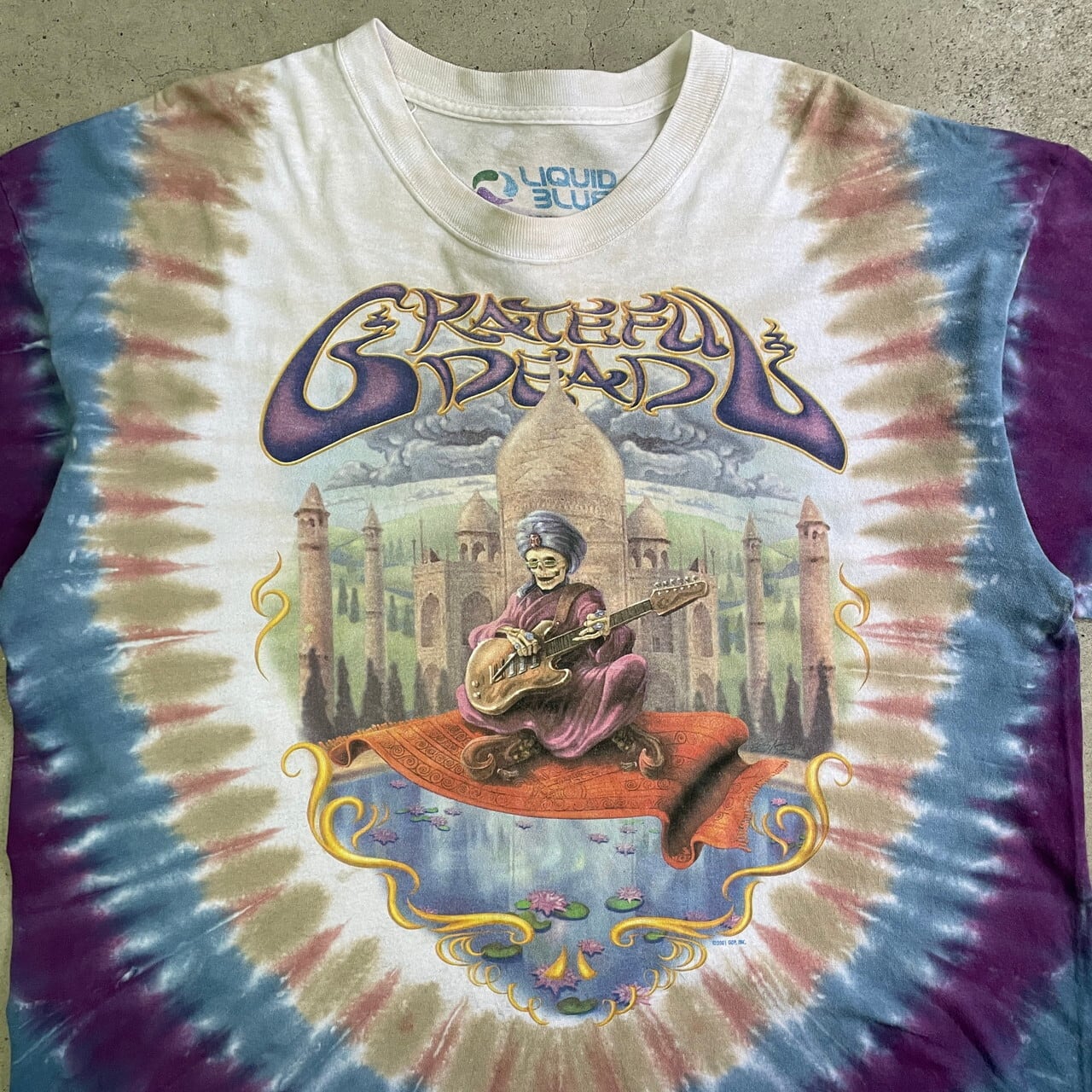 ビッグサイズ LIQUID BLUE GRATEFUL DEAD グレイトフルデッド タイダイ 