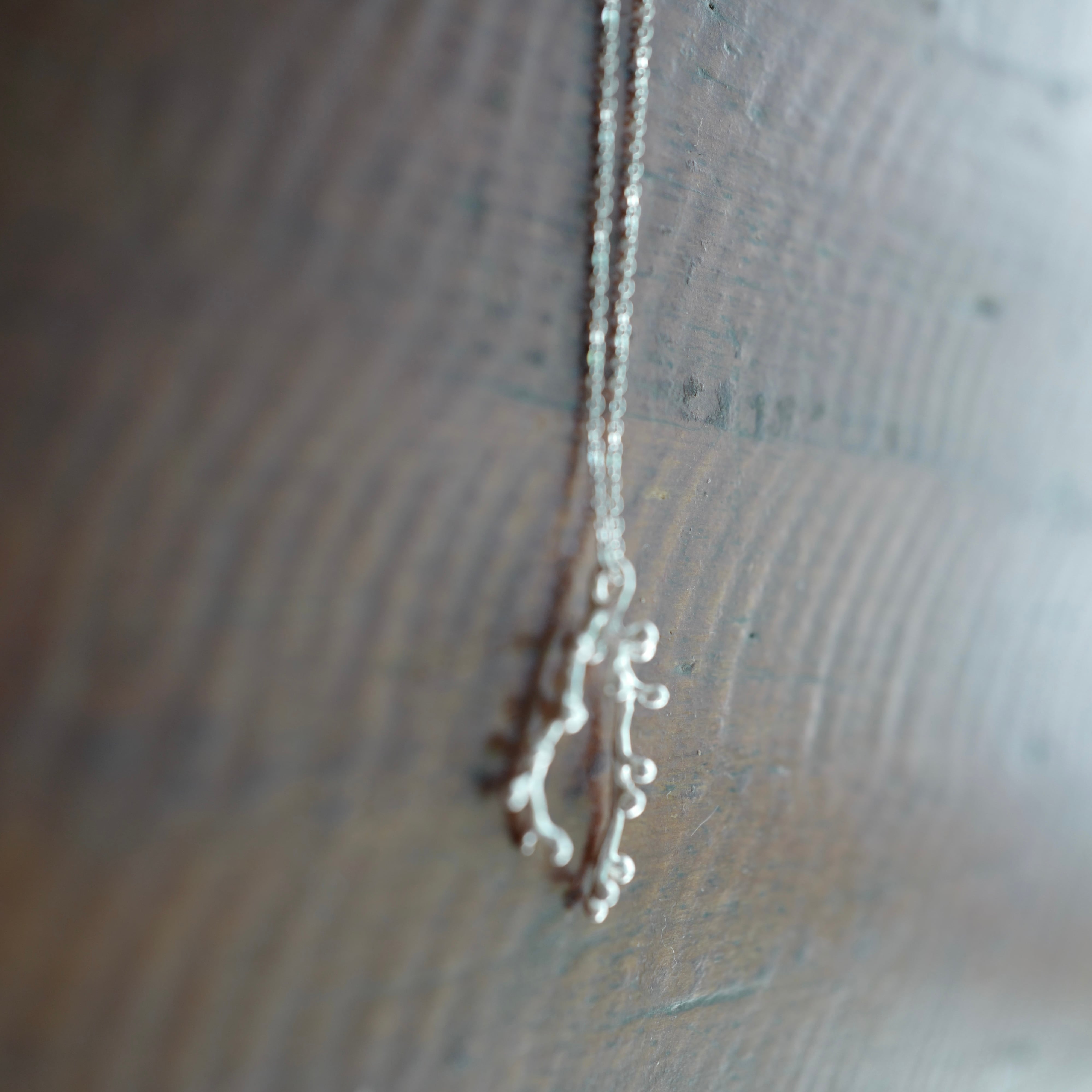 Nakamura Nazuki Accessory｜necklace グリーンネックレス（silver