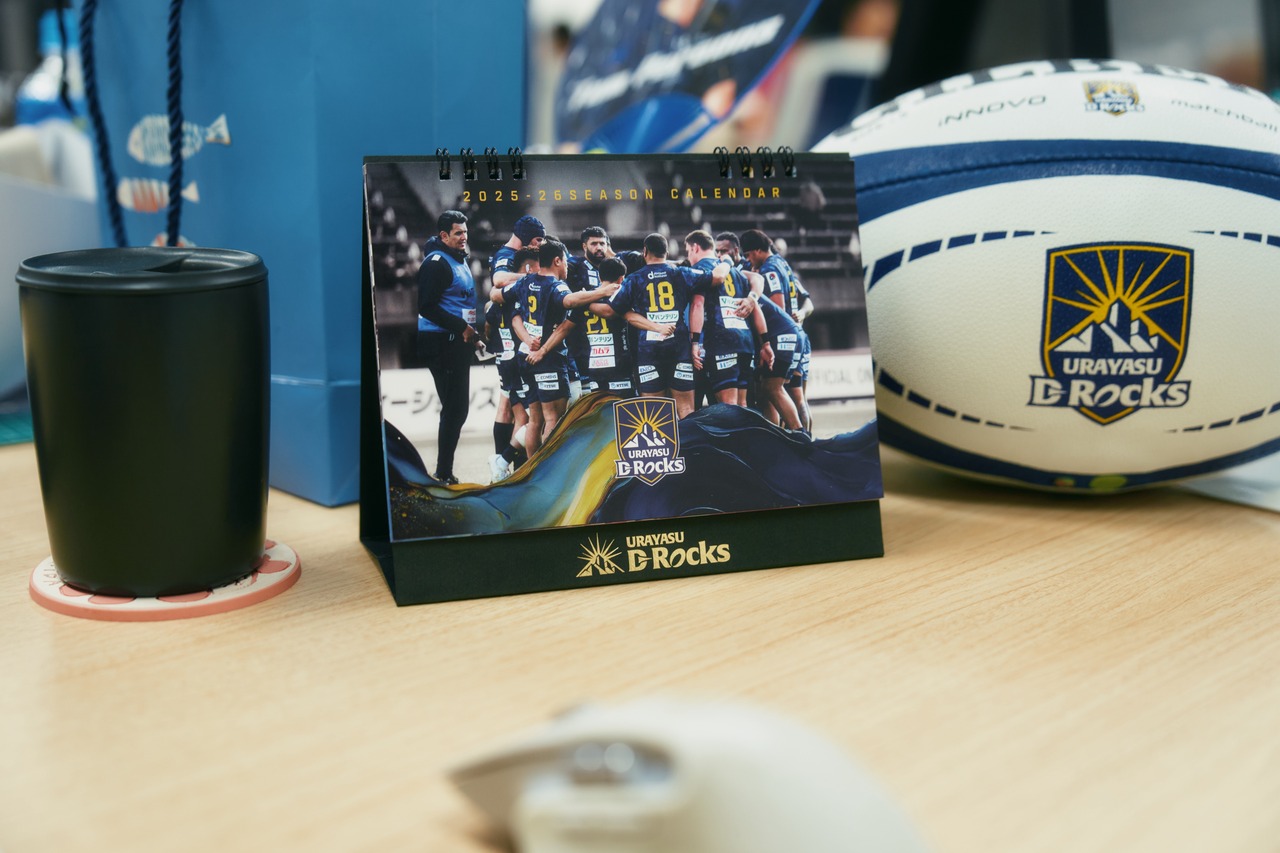 卓上カレンダー　2025-26シーズンシーズン試合日程入り