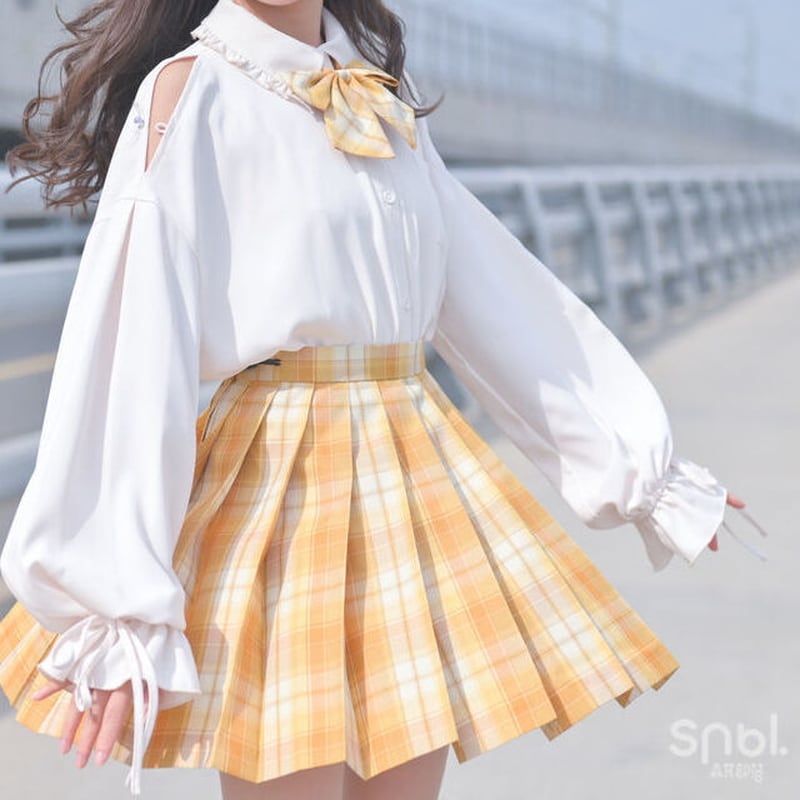 【即納 ホワイトM 】量産型 ロリィタ ブラウス オープンショルダー 丸襟 初心者向き