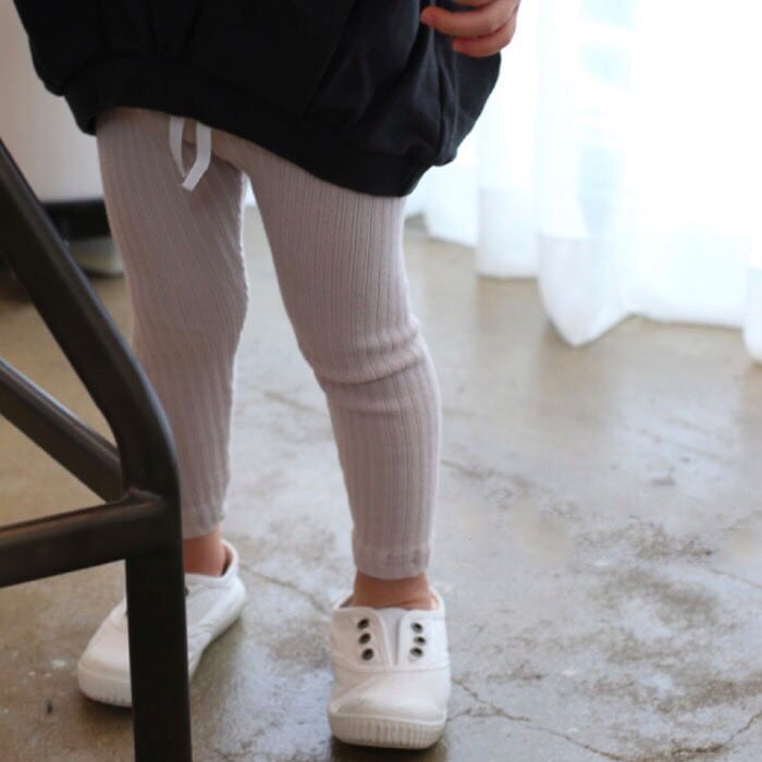 ribbon rib leggings