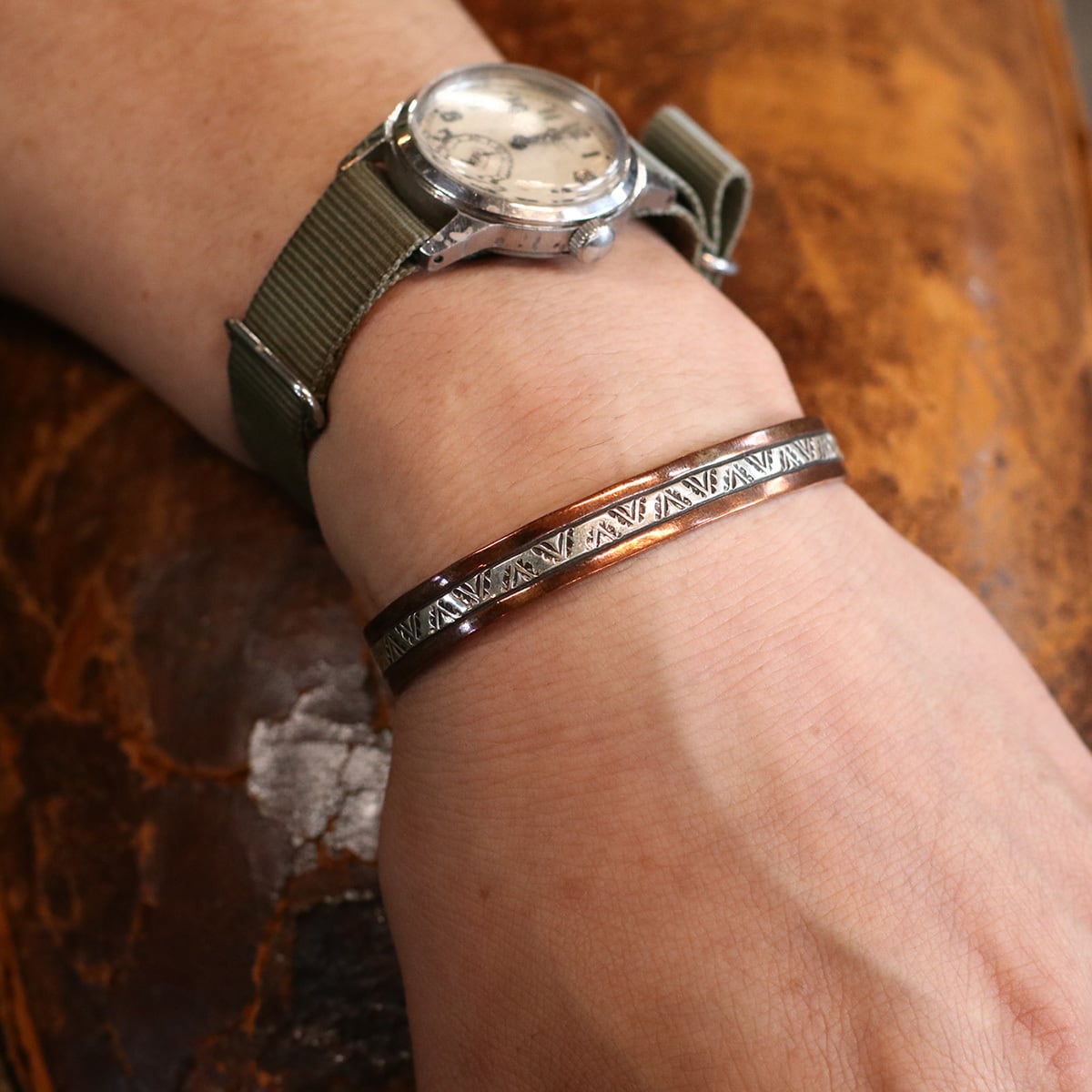 Wylie Secatero ワイリー セカテロ Stumpwork Bangle スタンプワーク