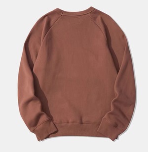 ELMWOODプリント ルーズシルエット トレーナー   F0040