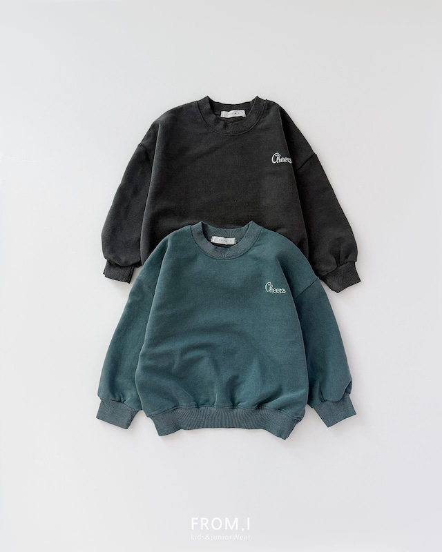 【取寄】from.i｜cheers sweatshirt｜チアーズスウェット｜S-JL｜kids&jr｜26 autumn
