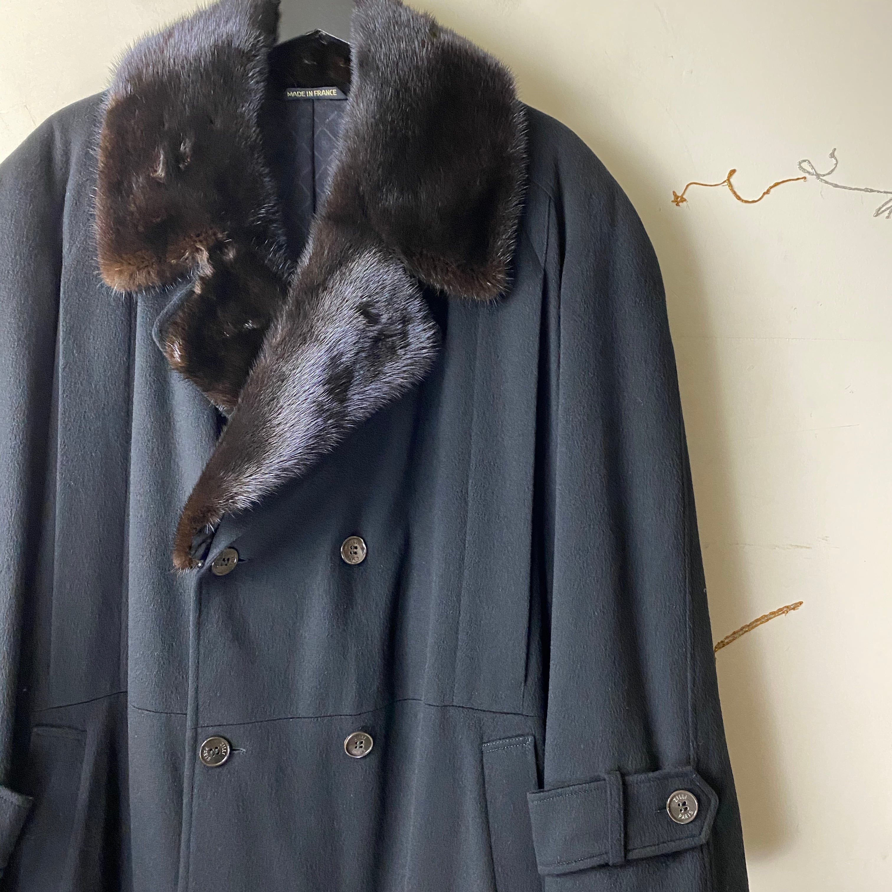 ZILLI cashmere coat with fur | NOIR ONLINE