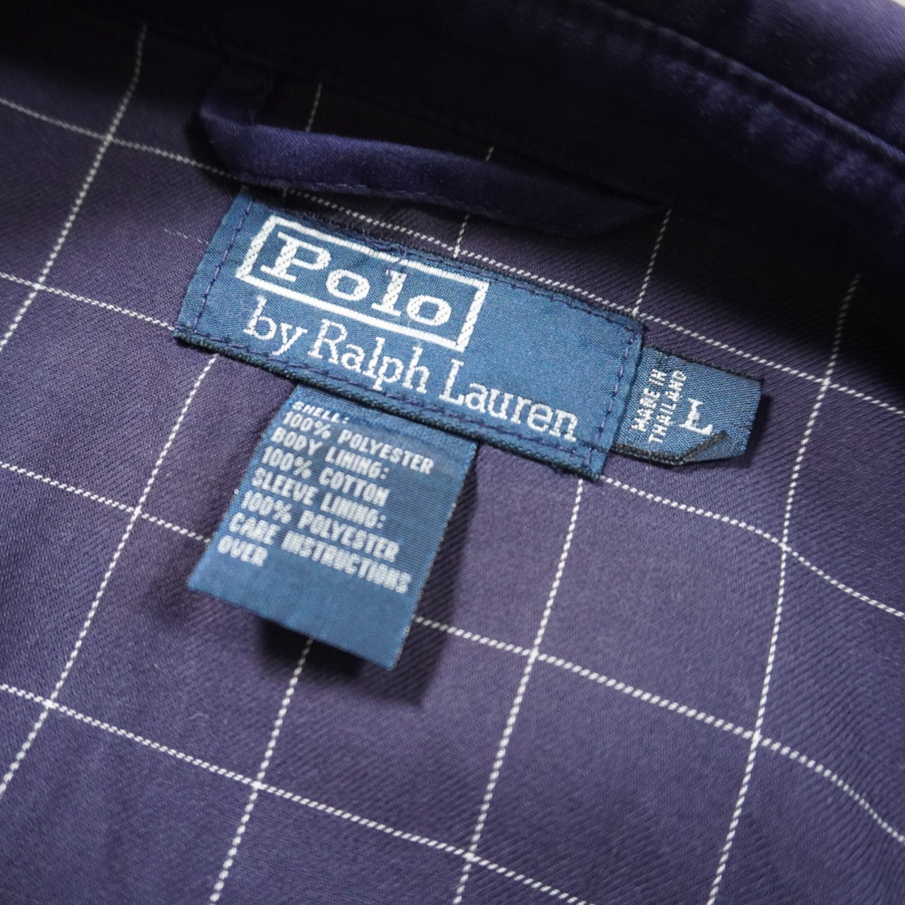 Polo by Ralph Lauren Harrington jacket "fade navy purple" L 古着 - 13