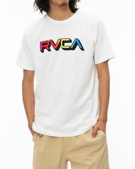 RVCA (ルーカ) BIG GRADIANT Tシャツ 半袖 WHT (ホワイト) BC041272
