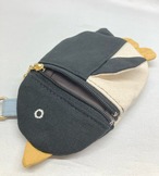 パスケース　泳ぐペンギン｜とりさん工房ーかわいいハンドメイドポーチ