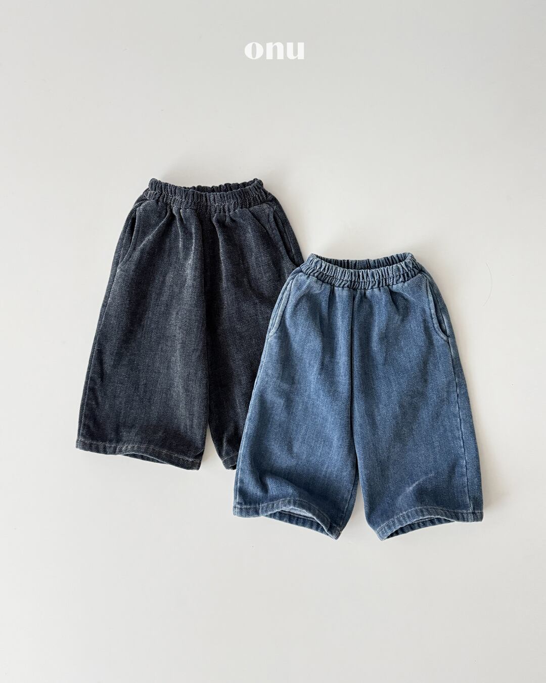 wide-leg fleece-lined jeans【ONU】※12月中旬発送予定
