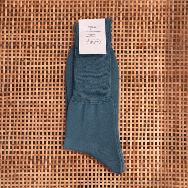 Olde H & Daughter(オールドエイチアンドドーター) "COTTON ANKLET SOCKS" -TEAL-