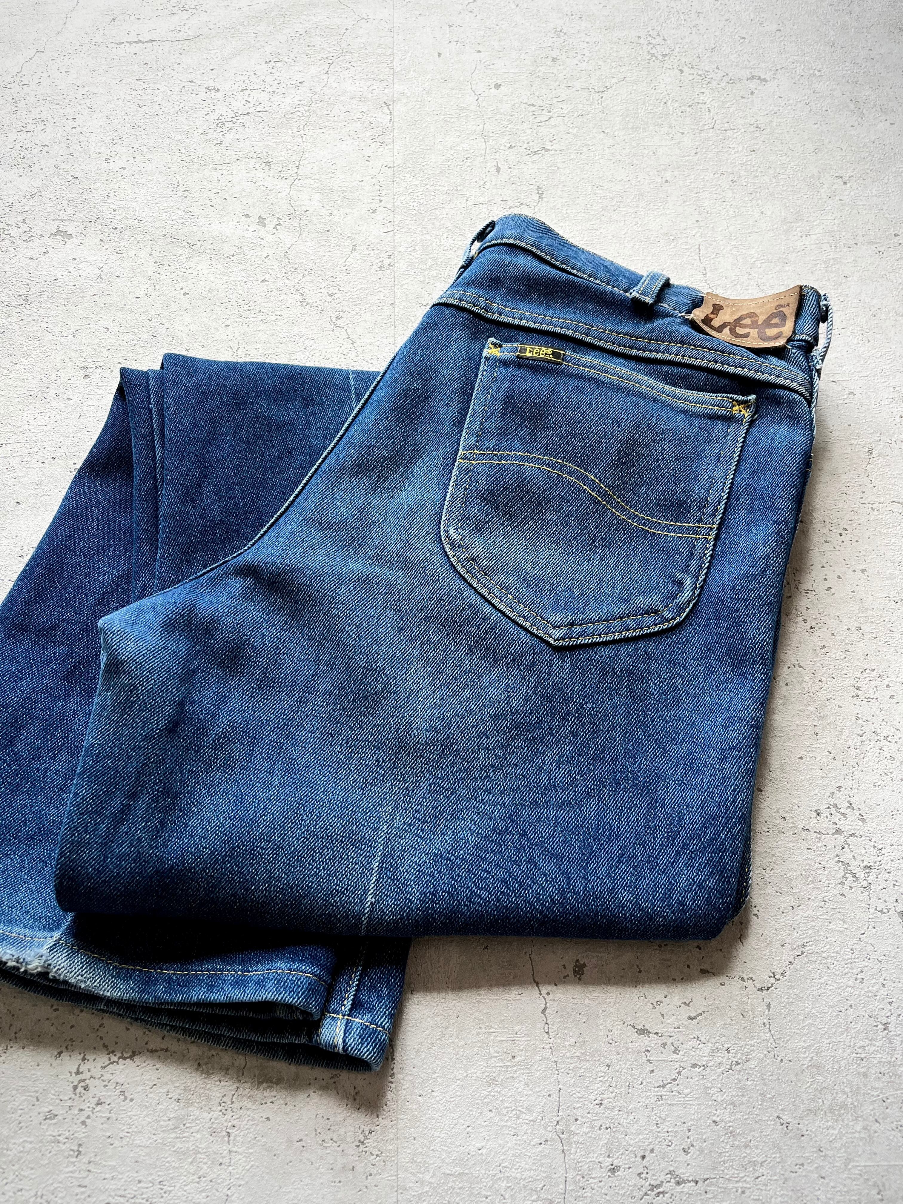 80s〜 USA製 Lee 202-2046 STRETCH DENIM RIDER BOOT CUT OLD VINTAGE