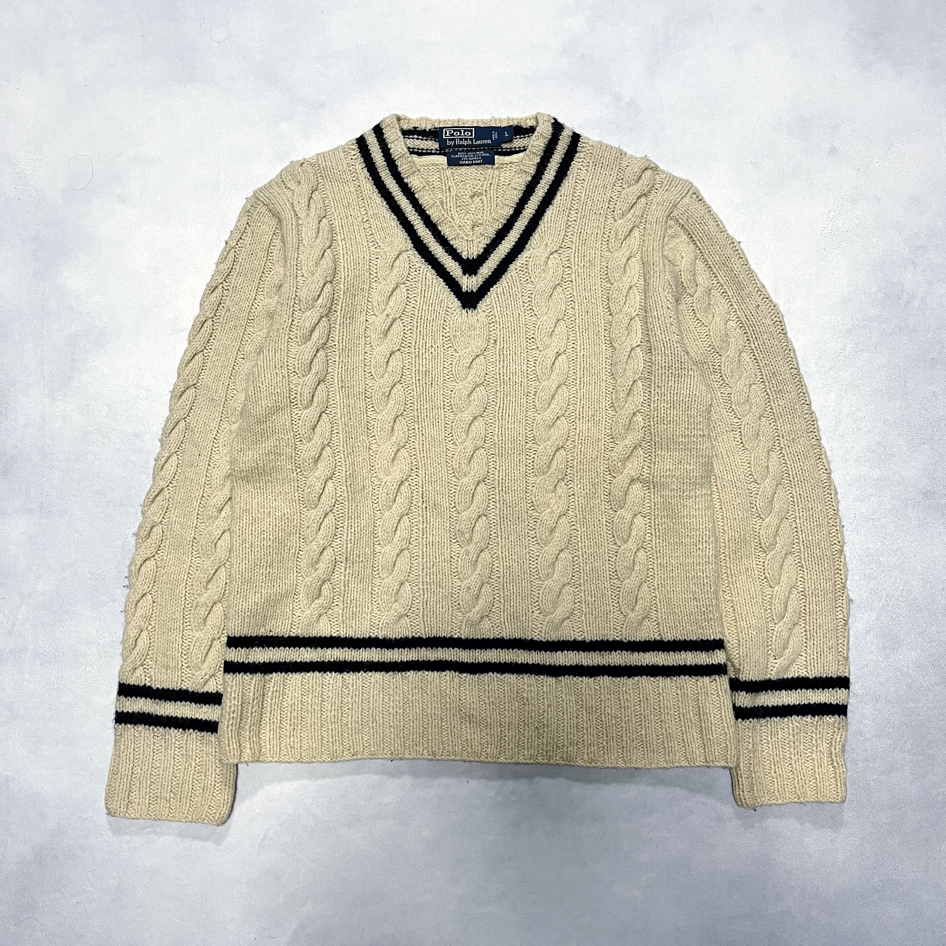 90's Polo by Ralph Lauren チルデンニットセーター | 古着屋DIGDIG