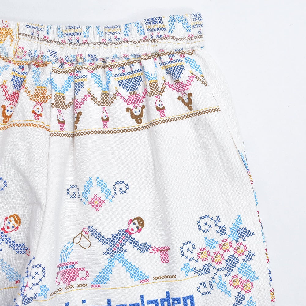 Remakeリメイク 再構築 クロスステッチ 刺繍プリントデザイン ルーズ