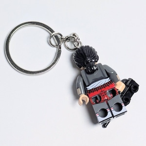 ★ブロックフィギュアキーホルダー★【 Stranger Things Season5 / ストレンジャーシングス 】 Eleven / イレブン トレーニングコスチュームver. 〚アメリカン雑貨 アメトイ〛