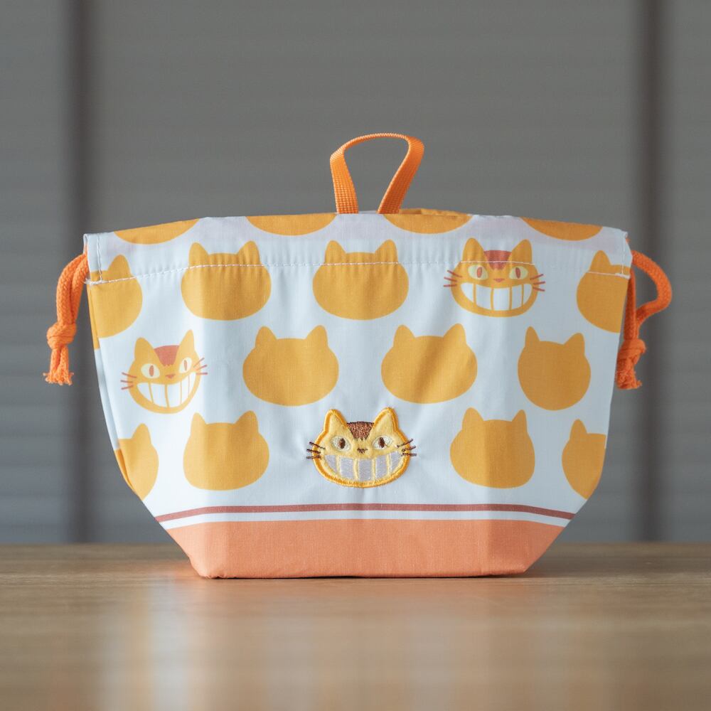 となりのトトロ 巾着 S コップ袋 ネコバスシルエット柄 No 新入学文具 M便 1 3 倉庫 となりのトトロ 巾着 S コップ袋 ネコバスシルエット柄 No 新入学文具 M便 1 3 倉庫