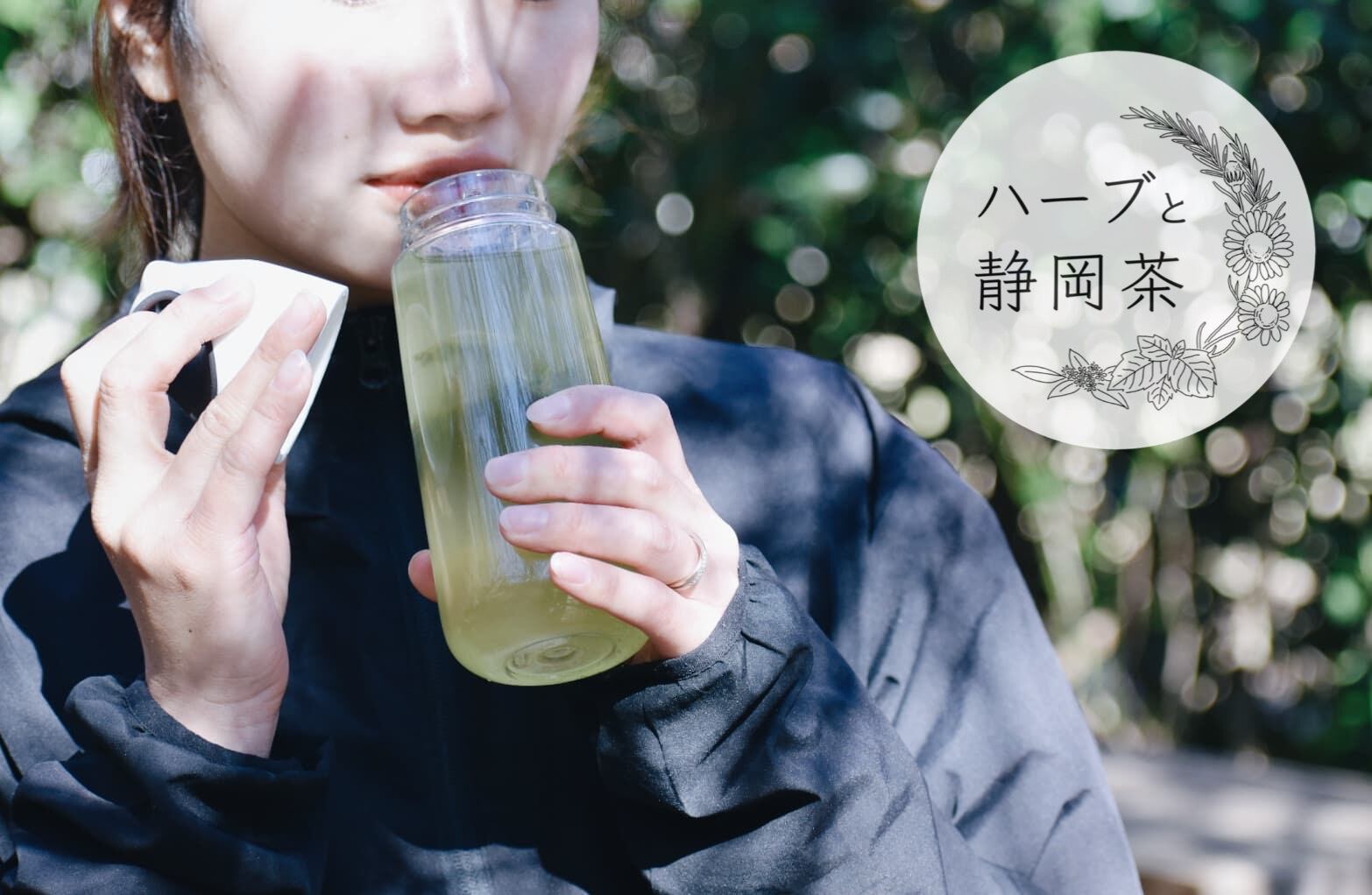 湯飲み ハーブ  フルーツ柄  茶菓５点セット