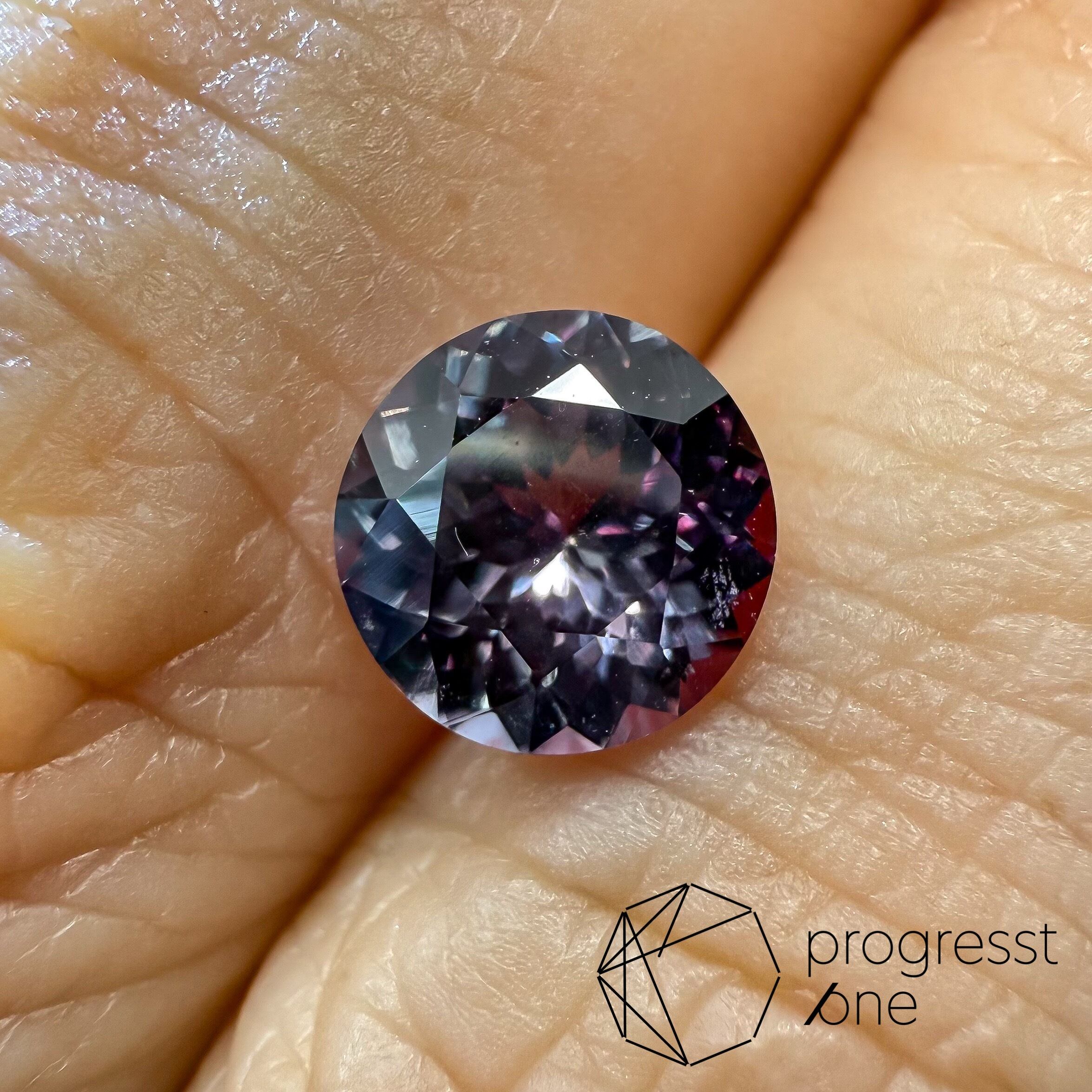 合成カラーチェンジサファイア1.32ct | progresstone
