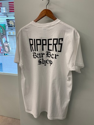 RIPPERS ポケット付きT ブラックプリント